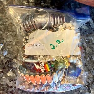 Bracelet mixed jewelry craft wearable lot approx 2.2 lbs